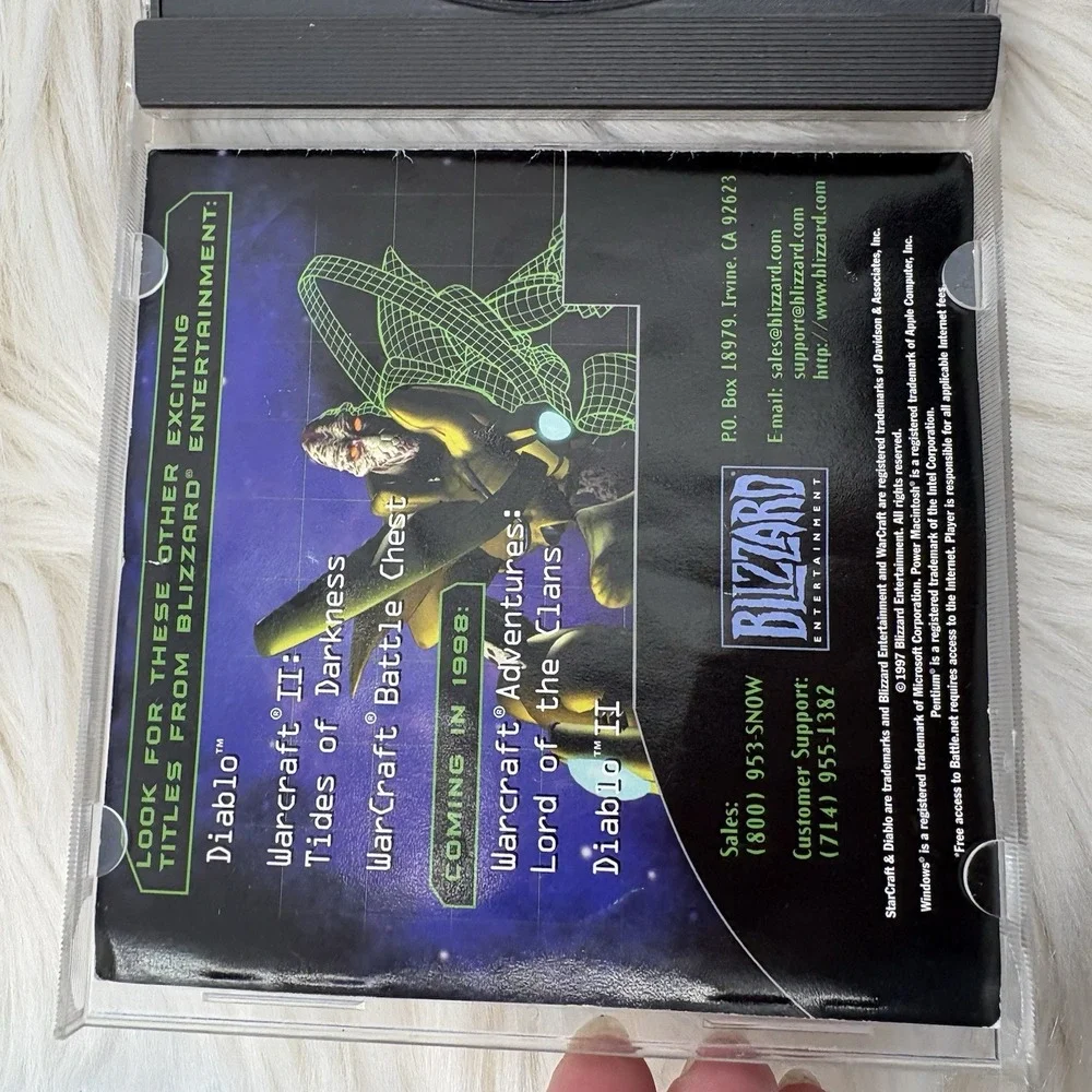 Starcraft Version 1.0 Star Craft PC Game Windows 95 & NT‎ (1997) Case/CD NO BOX
